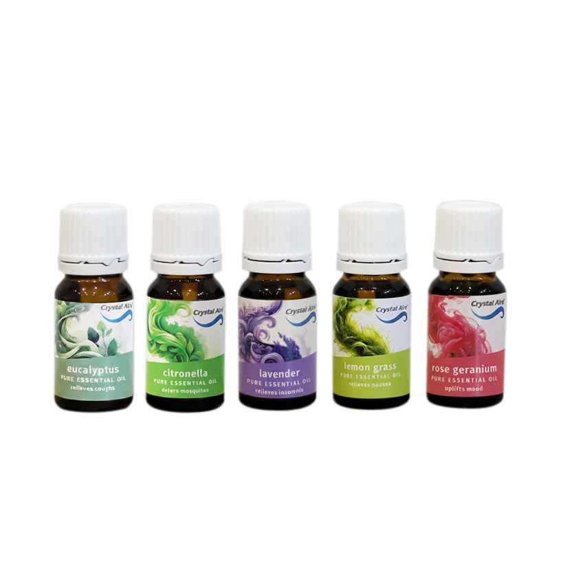 Crystal Aire 5 Pack 10ml Assorted Essential Oils