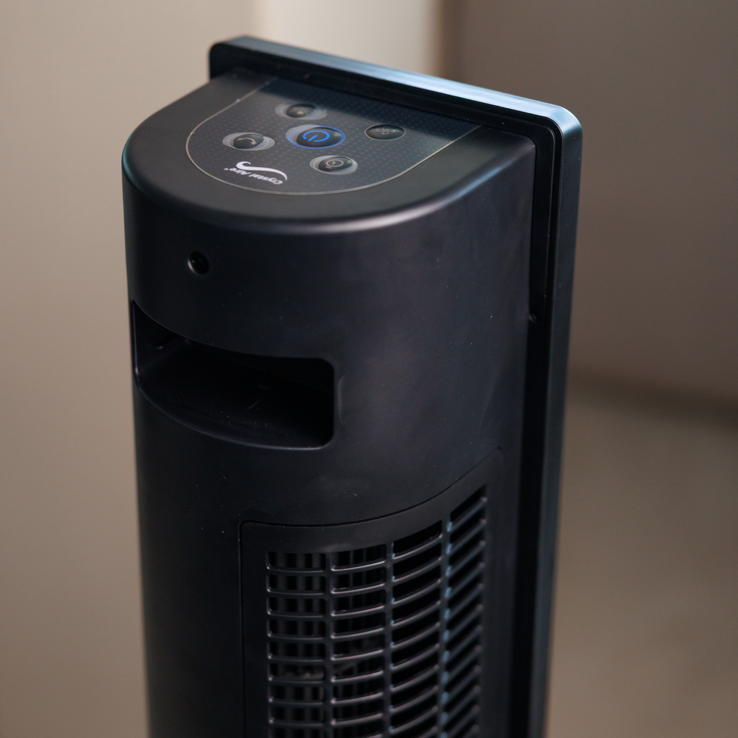 Crystal Aire Black Sterilization Tower Fan