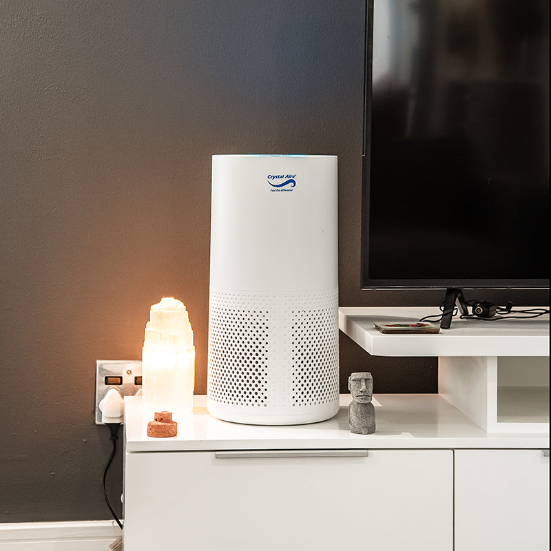 Crystal Air Turbo HEPA LED Air Purifier - Wifi Control & 5 Step Filtration
