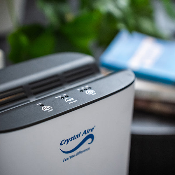 Crystal Aire Compact 2L Dehumidifier (600ml/day) w/ Automatic Timer & More