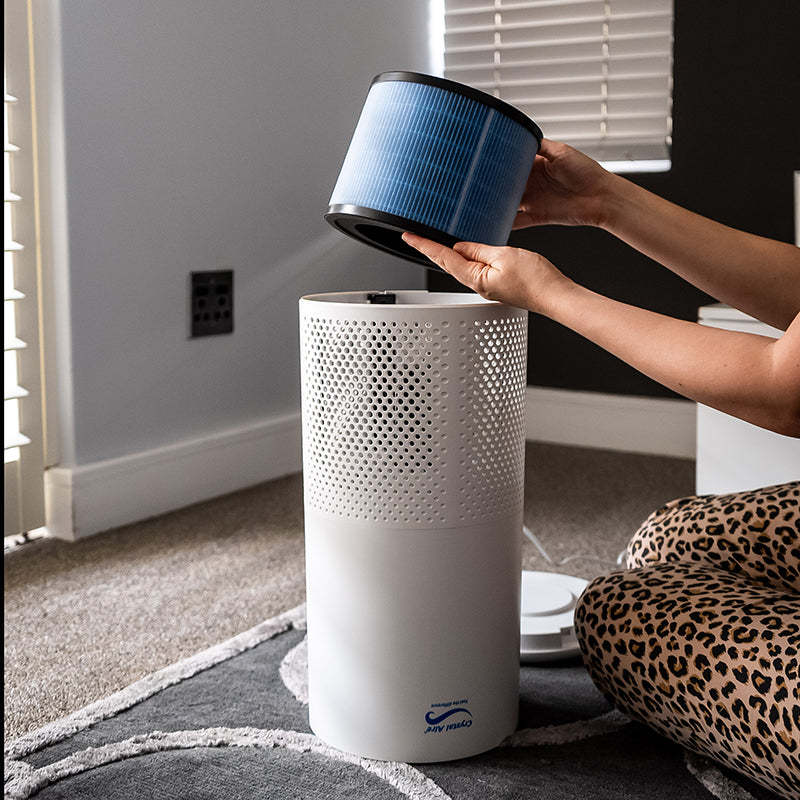 Crystal Air Turbo HEPA LED Air Purifier - Wifi Control & 5 Step Filtration