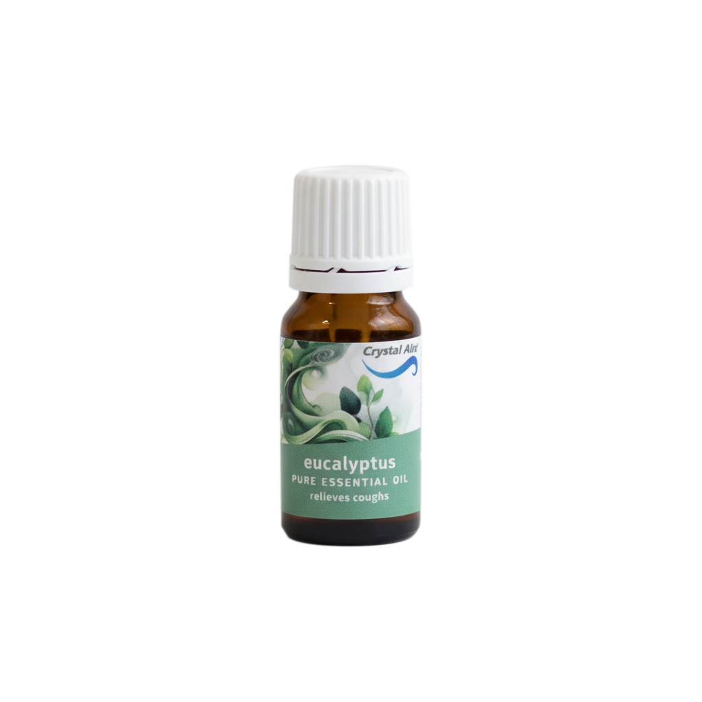 Crystal Aire Eucalyptus 10ml Essential Oil - Relieves Coughs & Breathing