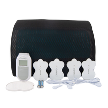 Load image into Gallery viewer, Naipo TENS Pulse Massager &amp; Memory Foam Lower Back Cushion with Cooling Gel Bundle
