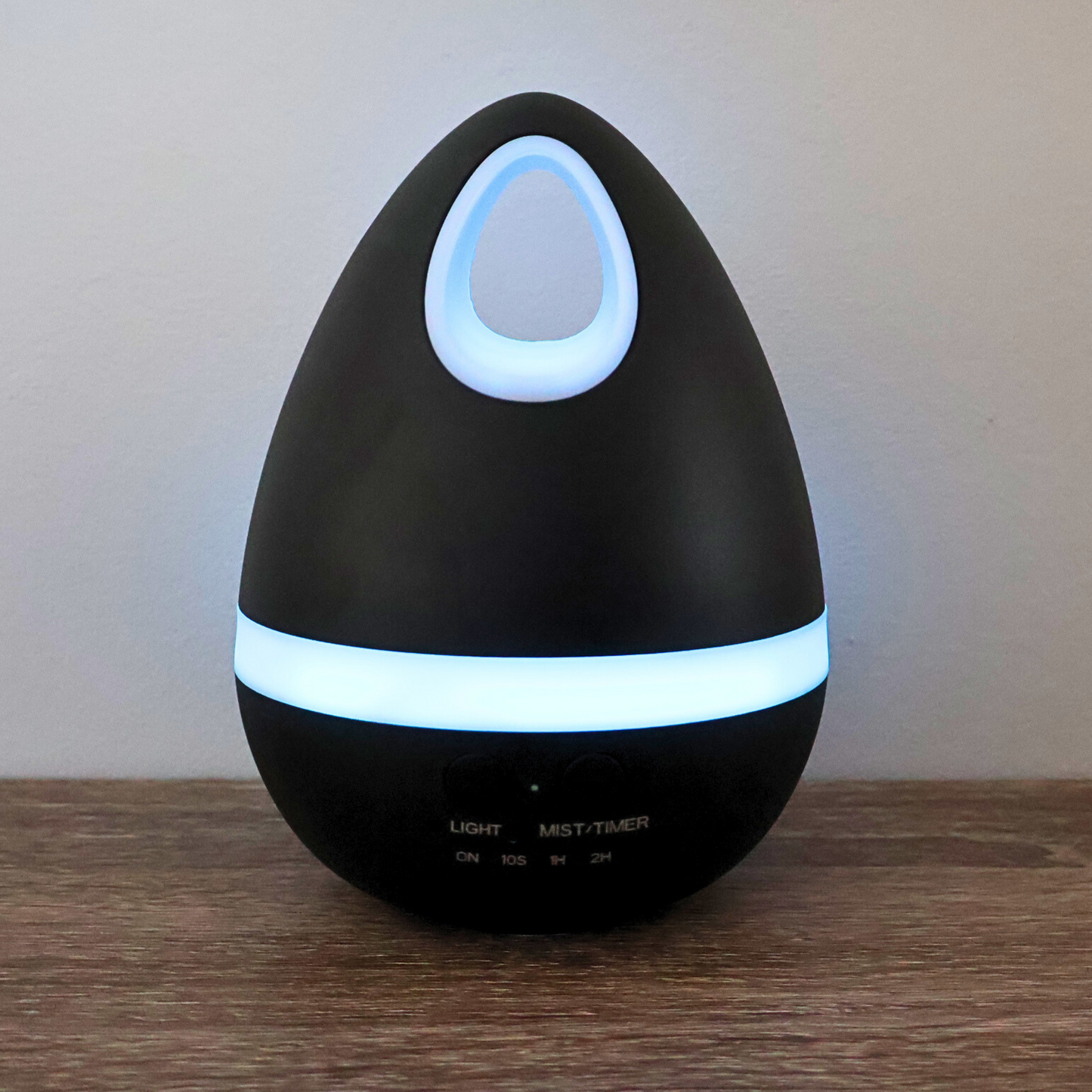 Crystal Aire Dark Wooden Egg Essential Oil Aroma Diffuser