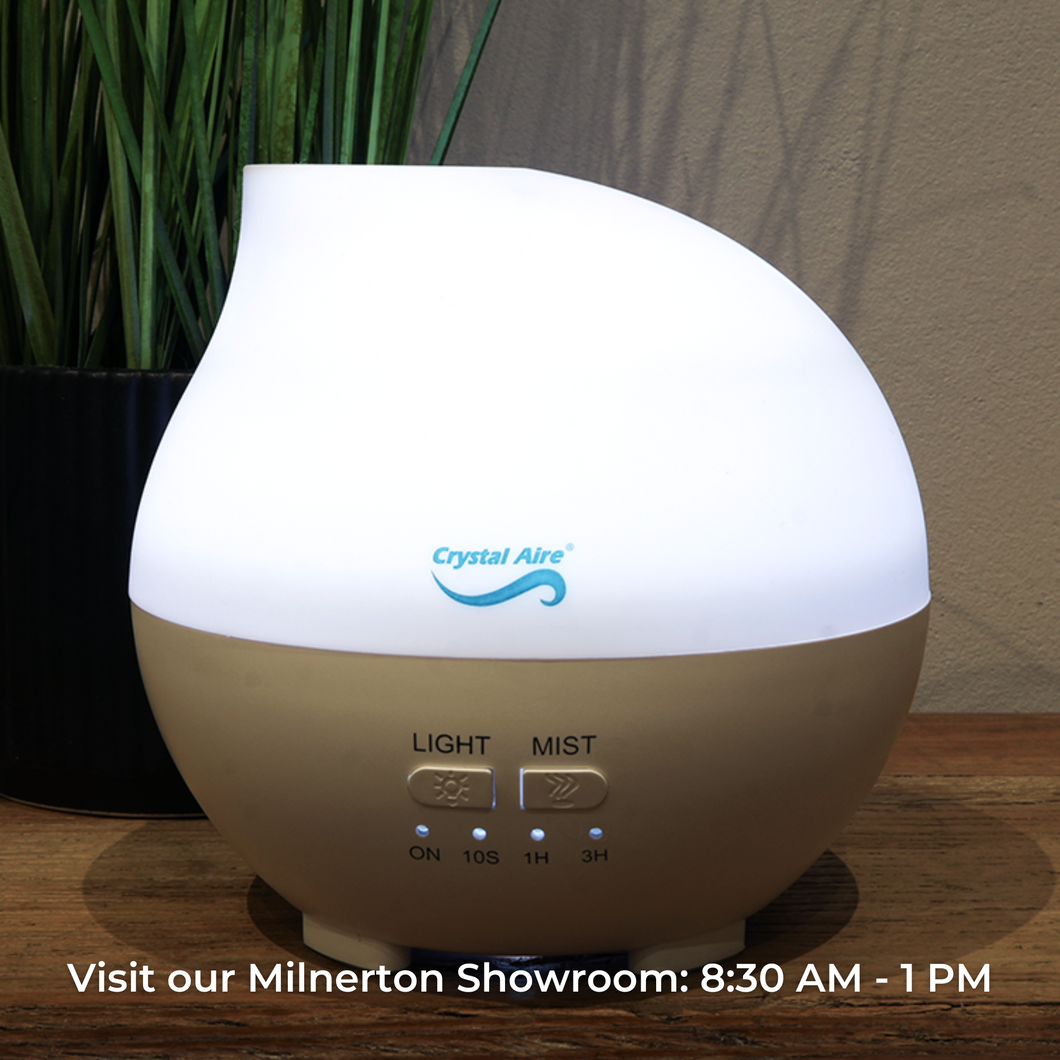 Crystal Aire Rain Drop Ultrasonic Aroma Diffuser for Babies & Adults