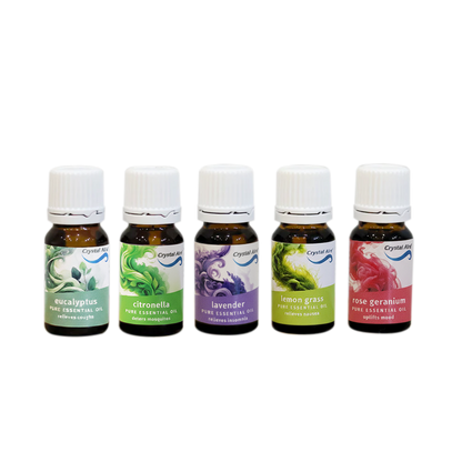 Crystal Aire 5 Pack 10ml Assorted Essential Oils