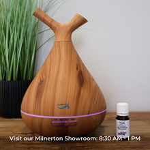 Load image into Gallery viewer, Crystal Aire Sapling Dual-Nozzle Ultrasonic Aroma Diffuser WT-008 - Light Wood
