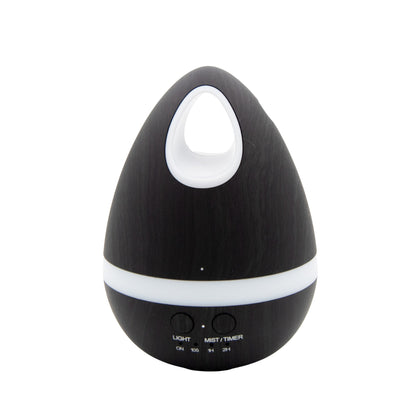 Crystal Aire Dark Wooden Egg Essential Oil Aroma Diffuser