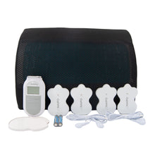 Load image into Gallery viewer, Naipo TENS Pulse Massager &amp; Memory Foam Lower Back Cushion with Cooling Gel Bundle
