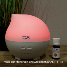 Load image into Gallery viewer, Crystal Aire Rain Drop Ultrasonic Aroma Diffuser for Babies &amp; Adults
