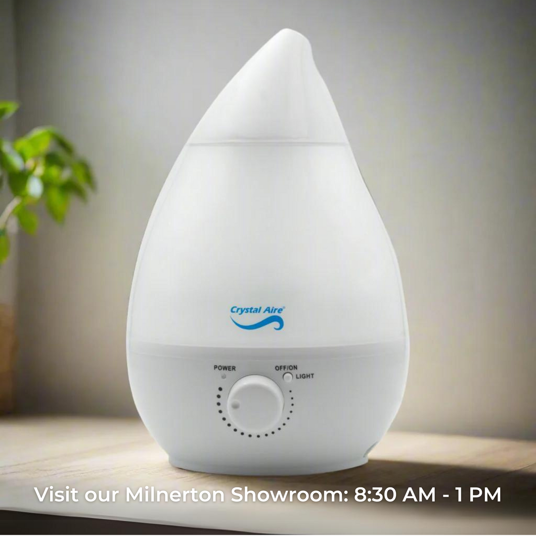 Crystal Aire Ultrasonic Cool Mist Humidifier with Night Light