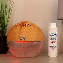 Load image into Gallery viewer, Crystal Aire Globe Air Purifier &amp; Ioniser with Built-In Night Light
