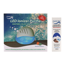 Load image into Gallery viewer, Crystal Aire LED IONIZIER Air Purifier with Ocean Mist 200ml Concentrate
