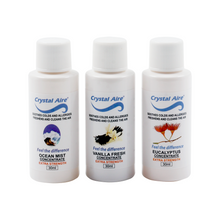 Load image into Gallery viewer, Crystal Aire 30ml Ocean Mist, Eucalyptus &amp; Vanilla Air Purifier Concentrates - 3 Pack
