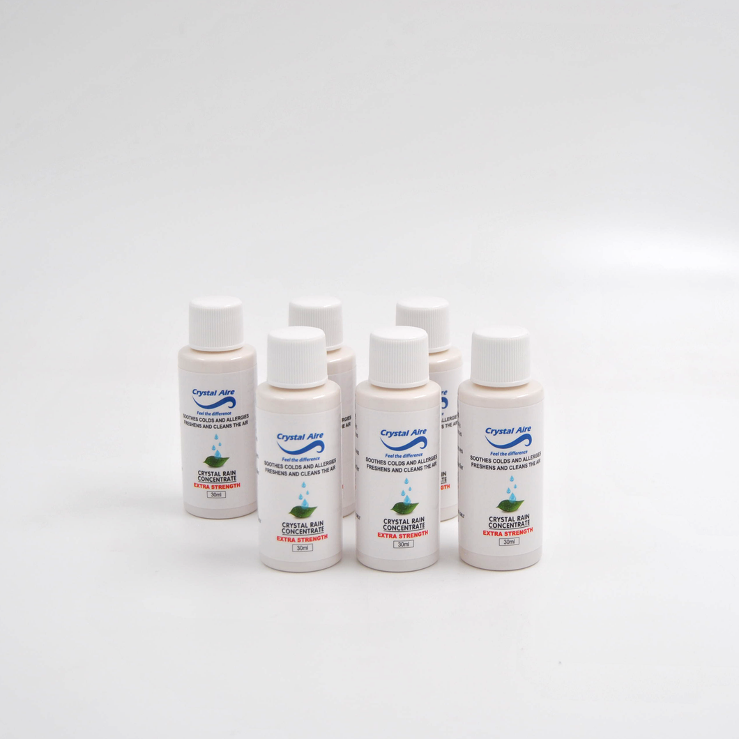 Crystal Aire Crystal Rain Air Purifier Concentrate 6 Pack- 30ml Each