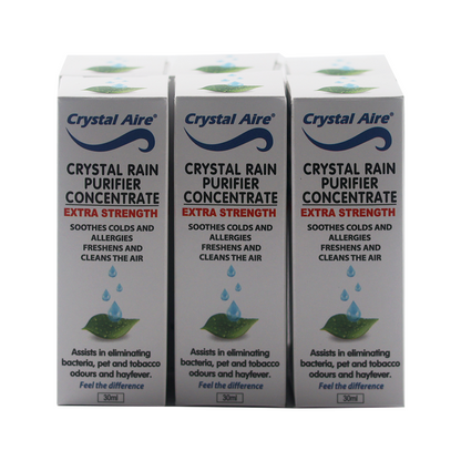 Crystal Aire 30ml Crystal Rain Air Purifier Concentrates - 6 Pack