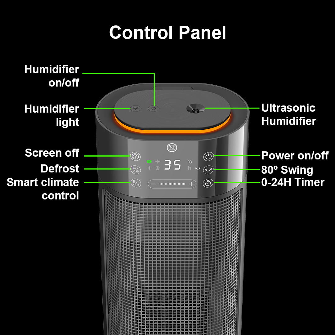Crystal Aire Humidifying Heater