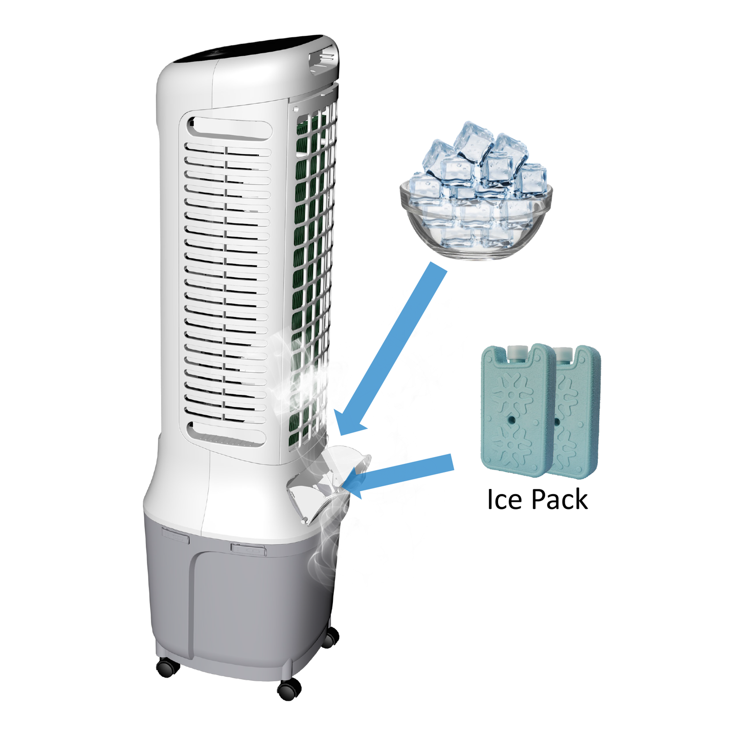 Crystal AIre Tower Air Circulating Cooler