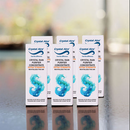 Crystal Aire 30ml Crystal Rain Air Purifier Concentrates - 6 Pack