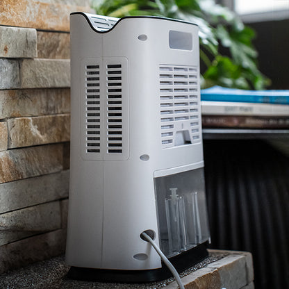 Crystal Aire Compact 2L Dehumidifier (600ml/day) w/ Automatic Timer & More