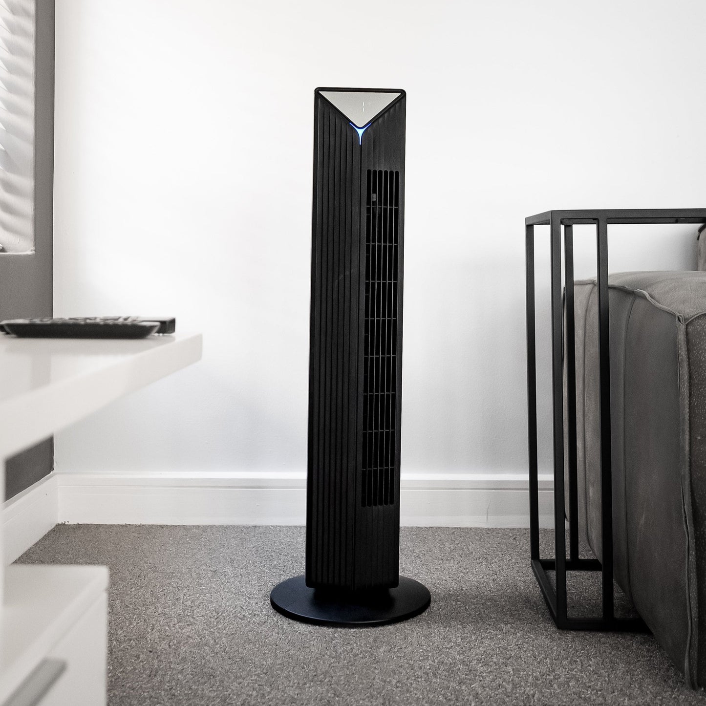 Crystal Aire Black Sterilization Tower Fan