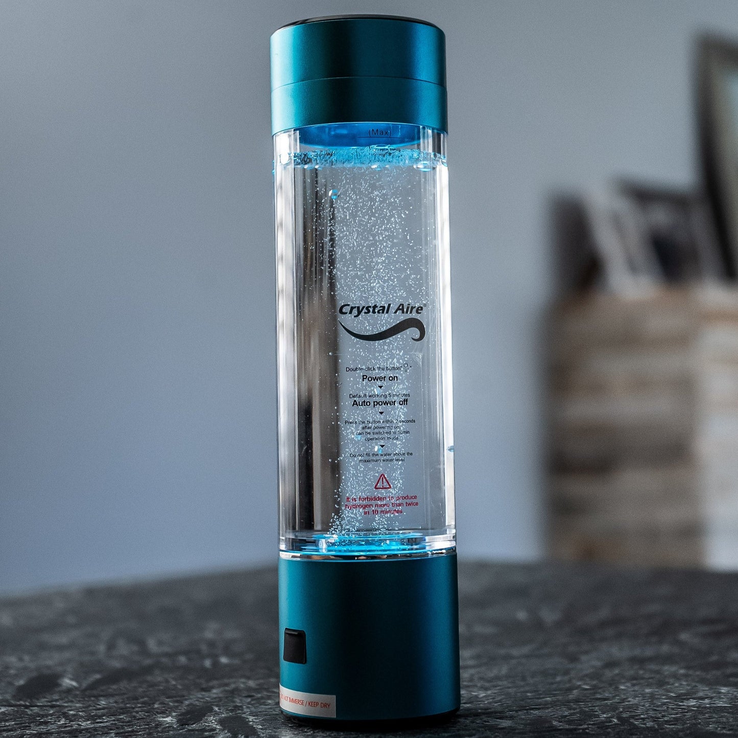 Crystal Aire Hydrogen Water Bottle