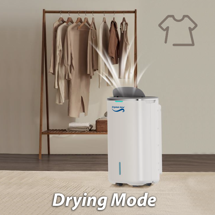 Crystal Aire 8L Desiccant Dehumidifier – Efficient Moisture Control for Every Season