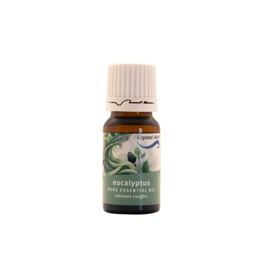 Crystal Aire Eucalyptus 10ml Essential Oil - Relieves Coughs & Breathing