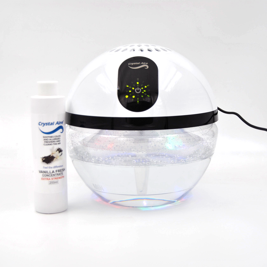 Crystal Aire Executive UV Air Purifier & Ioniser LED with Vanilla Concentrate