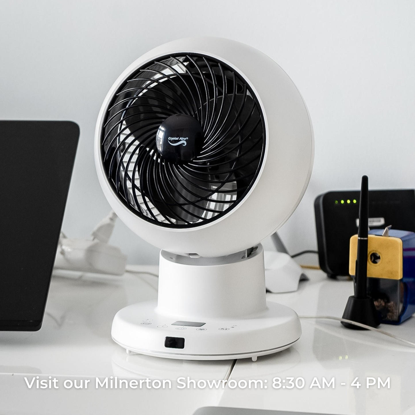 Crystal Aire Turbo Cool Circulator Desktop Fan