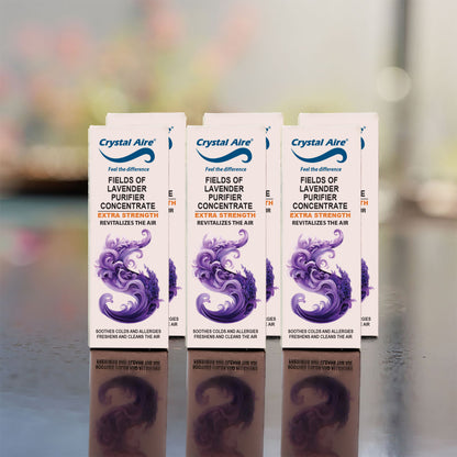 Crystal Aire 30ml Fields of Lavendar Air Purifier Concentrates - 6 Pack