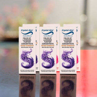 Crystal Aire 30ml Fields of Lavendar Air Purifier Concentrates - 6 Pack