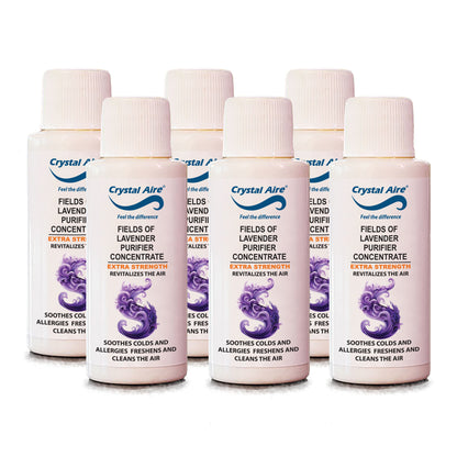 Crystal Aire 30ml Fields of Lavendar Air Purifier Concentrates - 6 Pack