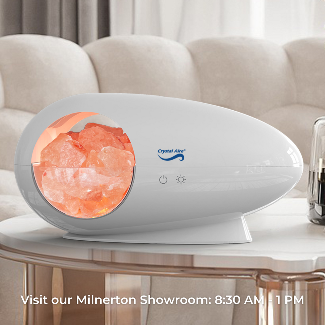 Crystal Aire Aroma Diffuser & Himalayan Salt Lamp