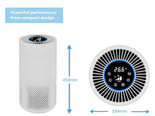 Load image into Gallery viewer, Crystal Air Turbo HEPA LED Air Purifier - Wifi Control &amp; 5 Step Filtration

