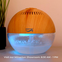 Load image into Gallery viewer, Crystal Aire Globe Air Purifier &amp; Ioniser with Built-In Night Light
