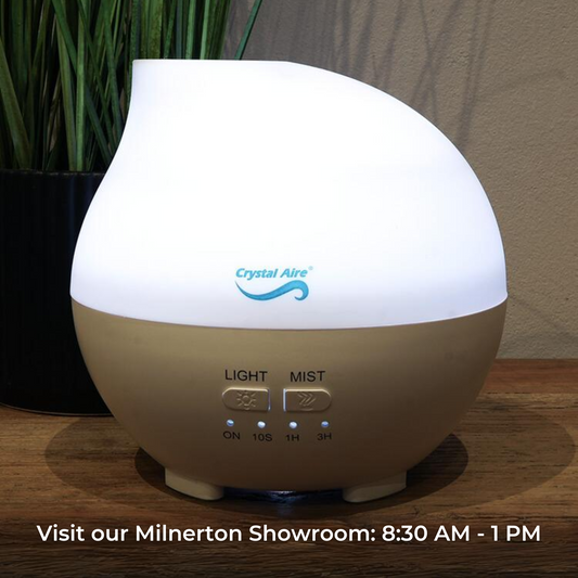 Crystal Aire Rain Drop Ultrasonic Aroma Diffuser for Babies & Adults