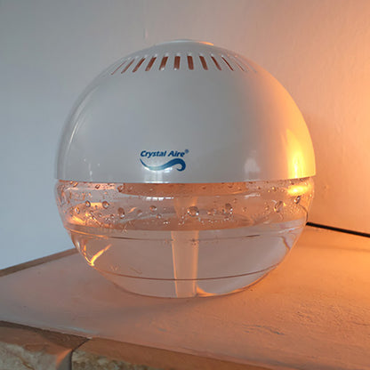 Crystal Aire Globe Air Purifier & Ioniser with Built-In Night Light
