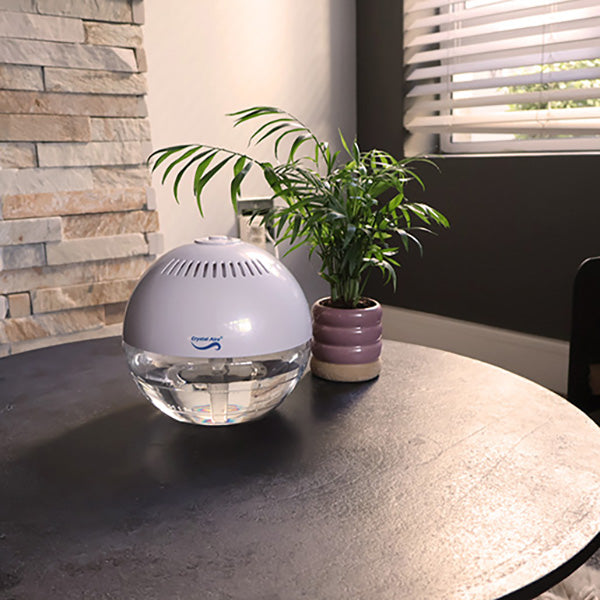 Crystal Aire Globe Air Purifier & Ioniser with Built-In Night Light