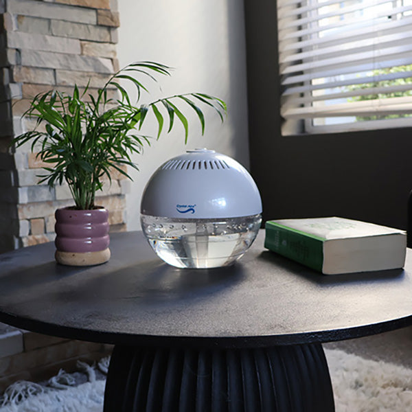 Crystal Aire Globe Air Purifier & Ioniser with Built-In Night Light