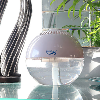 Crystal Aire Globe Air Purifier & Ioniser with Built-In Night Light