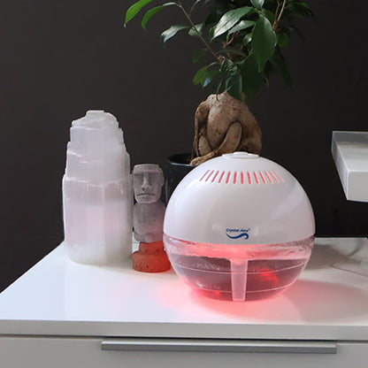 Crystal Aire Globe Air Purifier & Ioniser with Built-In Night Light