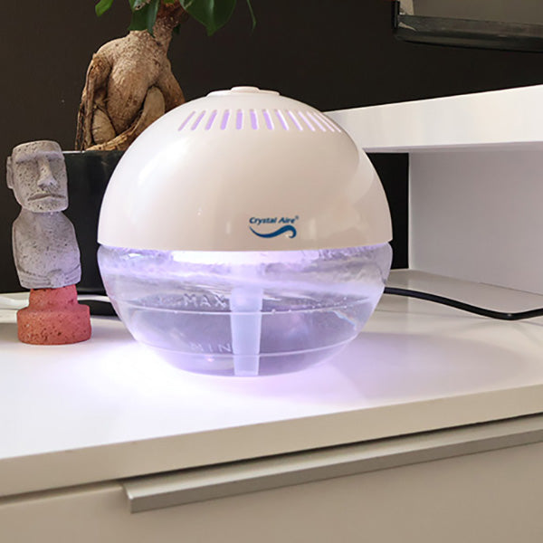 Crystal Aire Globe Air Purifier & Ioniser with Built-In Night Light