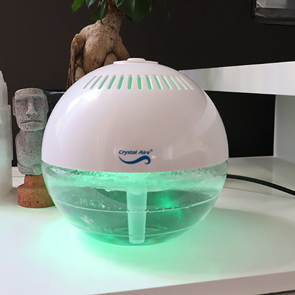 Crystal Aire Globe Air Purifier & Ioniser with Built-In Night Light