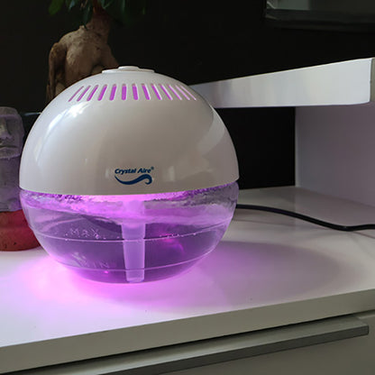 Crystal Aire Globe Air Purifier & Ioniser with Built-In Night Light