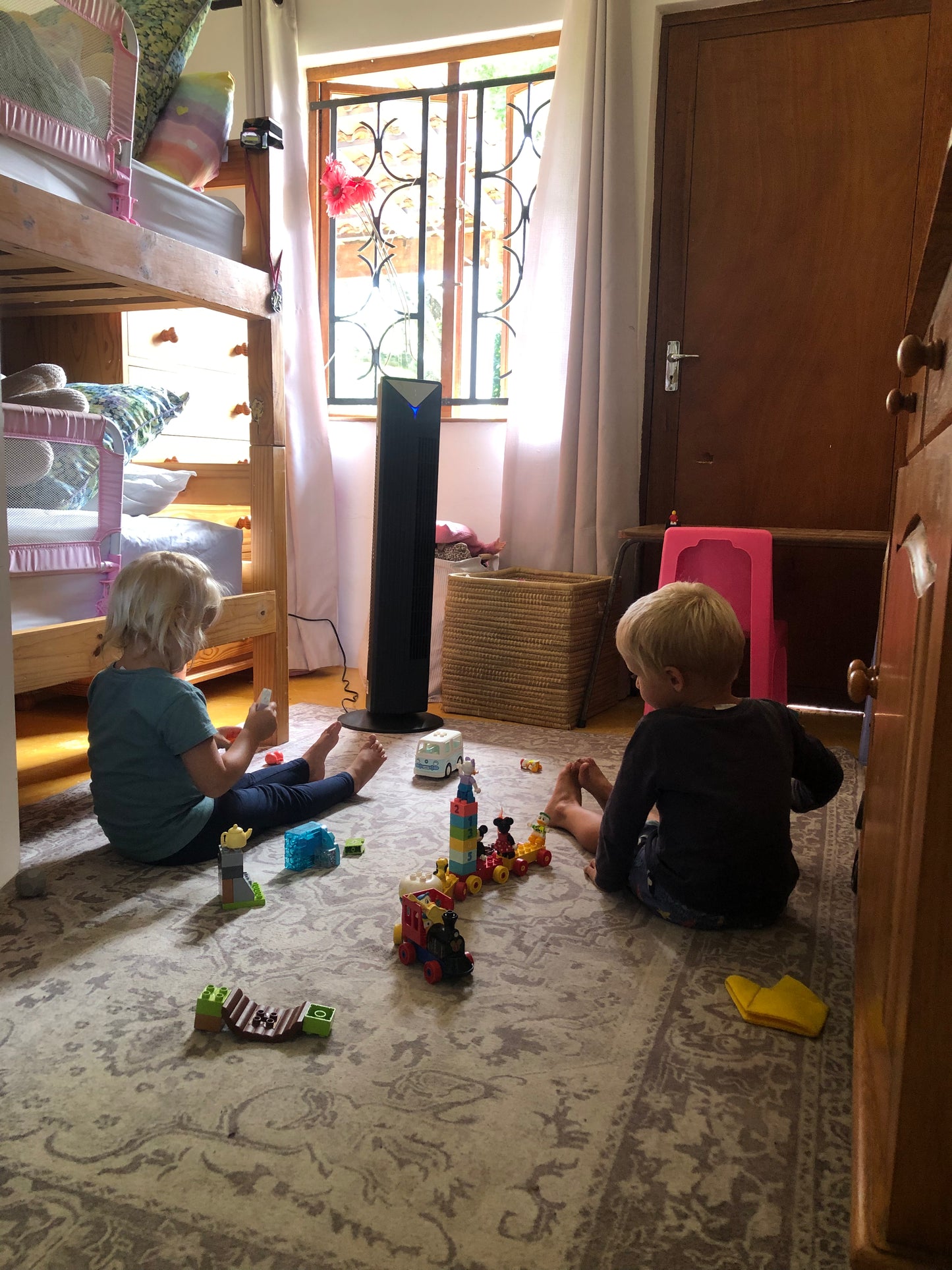 Crystal Aire Black Sterilization Tower Fan