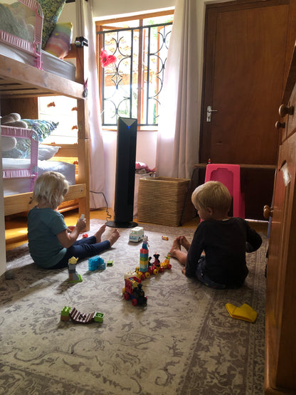 Crystal Aire Black Sterilization Tower Fan