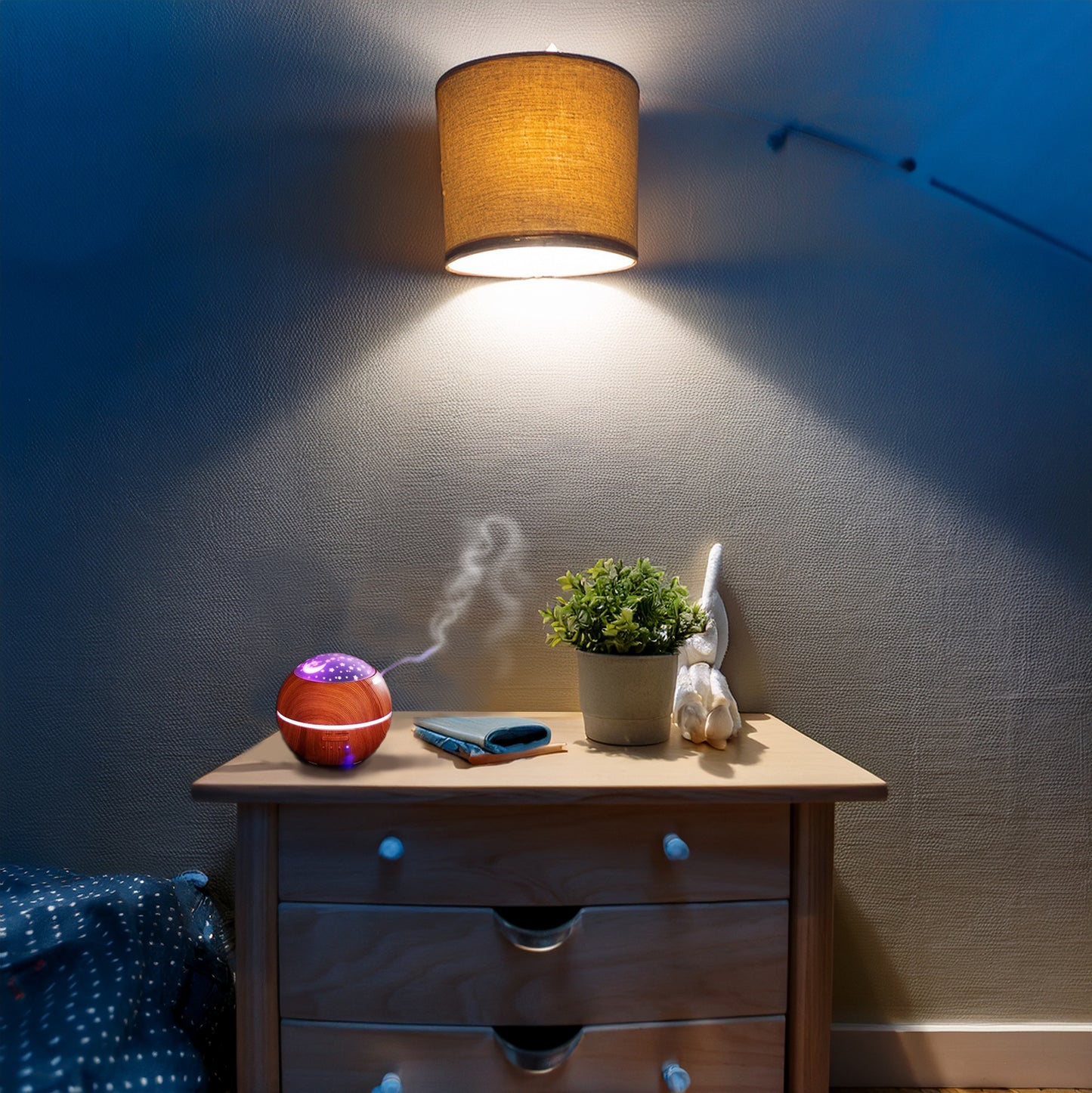 Crystal Aire Cool Mist Aroma Diffuser w/ LED Light Display - WT-8016