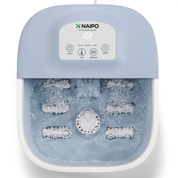 Naipo Foot Spa Bath Massager with heat bubbles