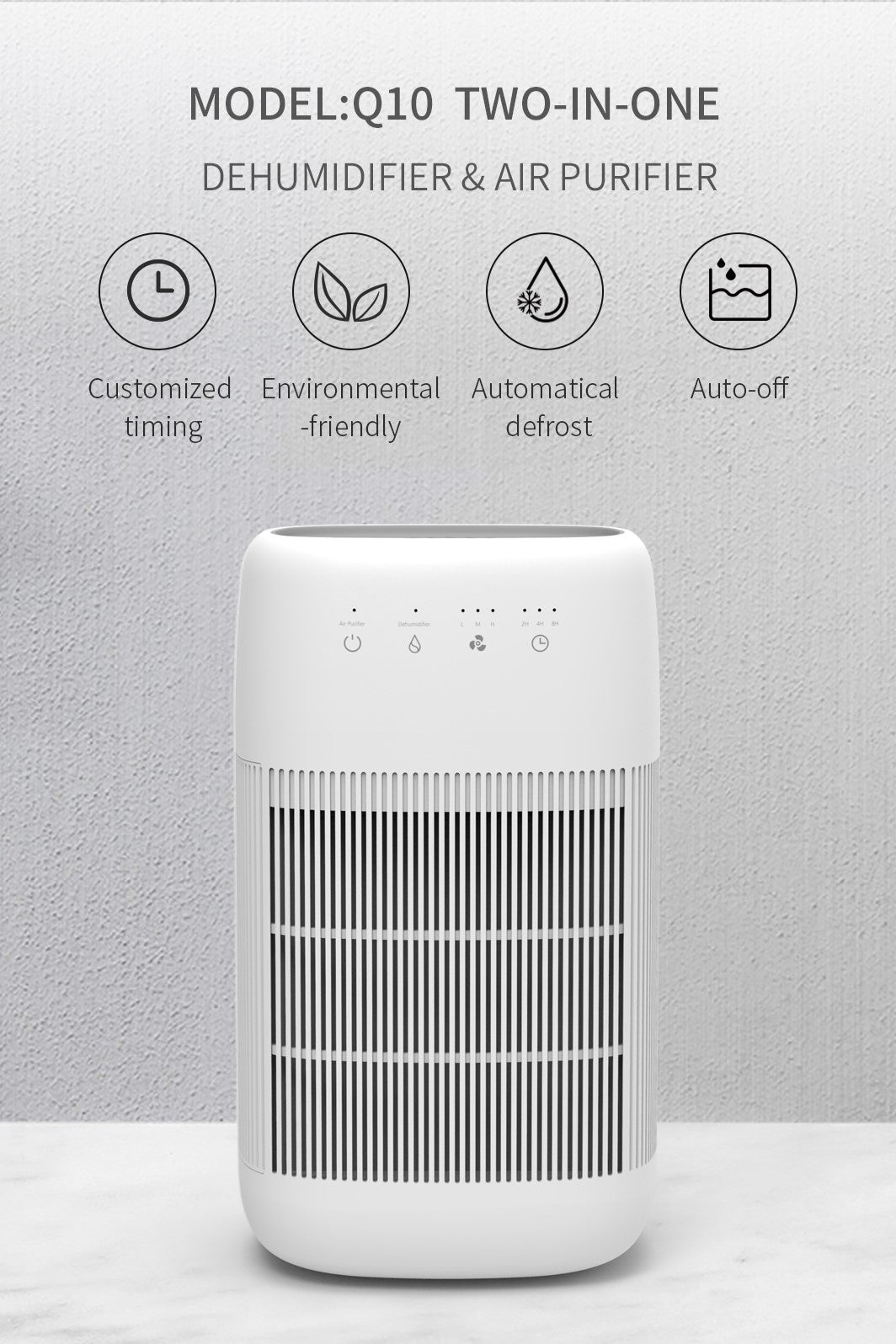 Crystal Aire Air Purifier & Dehumidifier - Q10